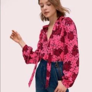 Kate Spade “Bubble Dot” Top XXS